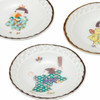 Kutani yaki ware Japanese Small Sauce plate set of 5 Warabe Children Japan