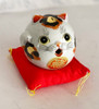 Maneki neko Kutani porcelain Japanese lucky cat Mike Neko Made in Japan