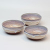 Hagi ware Japanese pottery Kobachi Nimono bowl set of 3 SORA Ash glaze Handcraft