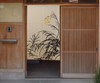 Kyoto Noren Japanese Hanging Door Curtain Linen Moon shadow Hand dye Japan