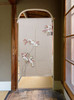 Kyoto Noren Japanese Hanging Door Curtain Linen Jute Nandina Snow Japan