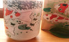 Guinomi Yunomi Japanese Tea Sake cup Ochoko Kutani porcelain Colored Carp Koi