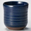 SUSHI Yunomi Mino ware Japanese green tea cup Large size Kosui Kezuri Blue Japan