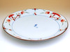 Arita ware Japanese Large plate dish Hana-Kazari Aka-e Japan