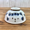 Mino ware Japanese Rice bowl Gohan chawan Hokkori-Neko Cat Japan