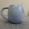Mino ware Japanese pottery Mug Coffee Tea cup Pastel Light purple Cat Neko Japan