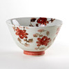 Arita ware Gohan Chawan Japanese Rice bowl Ayahana Karakusa Arabesque Red