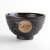 Arita ware Gohan Chawan Japanese Rice bowl Kasumi Black Large size Japan