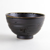 Arita ware Gohan Chawan Japanese Rice bowl Kasumi Black Large size Japan