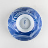 Arita ware Gohan Chawan Japanese Rice bowl Lirge size Blue sea White wave Japan