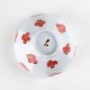 Arita ware Gohan Chawan Japanese Rice bowl Little flower Icchin-technic Red
