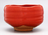 Matcha Bowl Japanese Matcha Mini Tea Bowl Mino yaki ware Sekisai Red Glaze Japan