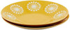 Mino ware pottery Kobachi sarving plate set of 2 moco Yellow glaze Japan