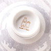 Pair Mino ware pottery White bear Polar Bear Rice bowl Gohan chawan Navy