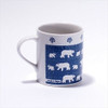 Mino ware pottery White bear Shirokuma Polar Bear Mug Tea cup 320ml Navy
