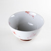Arita ware Gohan Chawan Japanese Rice bowl Icchin-tec Hana Usagi Rabbit Red