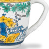 Kutani yaki ware Japanese porcelain Mug Coffee Tea Cup Old Kutani Flower Bird
