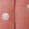 Niigata Noren Linen Japanese door curtain Iono Red Made in Japan