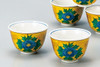 Sencha Kumidashi Yunomi Kutani yaki ware Japanese tea cup set Yoshida-ya Botan