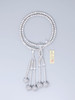 Nichiren Buddhist Rosary Mala Juzu Prayer beads Kyoto Gray Fresh Water Pearl