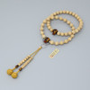 Jodo shu Buddhist Rosary Mala Juzu Prayer beads Kyoto SeigetsuLinden Tiger eye