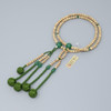 Nichiren Buddhist Rosary Mala Juzu Prayer beads Japan Kyoto SeigetsuLinden Jade