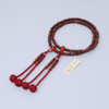 Shingon Buddhist Rosary Mala Juzu Prayer beads Japan Kyoto Stirpe Rosewood Agate