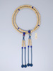 Shingon Buddhist Mala Juzu Prayer beads Japan Kyoto Seigetsu Linden lapis lazuli