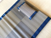 Igusa mattress Japanese rush Tatami Relaxing Blue with pillow 90 x 200 cm