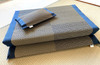 Igusa mattress Japanese rush Tatami Relaxing Blue with pillow 90 x 200 cm