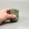 Shigaraki yaki ware Japanese pottery green tea cup Yunomi Ash glaze Japan