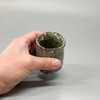Shigaraki yaki ware Japanese pottery green tea cup Yunomi Ash glaze Japan