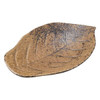 Shigaraki yaki ware Japanese pottery dish leaf shape LTochi leaves Japan