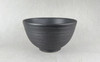 Shigaraki yaki ware Japanese pottery bowl Donburi Soba Gyudon Kushime Sumi Black