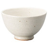 Shigaraki yaki ware Japanese pottery Rice bowl Gohan chawan Kushime White