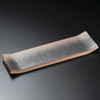 Bizen Style Long Rectangular Plate (Mino Ware, Made in Japan, Japanese Pottery