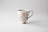 Gift [Boxed] Perforated Flower Mugs Pink Seto Ware, Made in Japan Tea Coffee cup