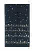 Usagi line of Rabbit Noren Japanese hanging curtain Navy cute cotton 85*150cm