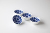 Daruma Small Bowl Set of 4, Clover Design - Porcelain, Mino Ware, Made in Japan