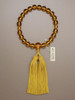 Kyoto Juzu Buddhist Mala Bracelet for men Yellow Citrine, 22 Beads, One-Handed