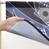 Noren Japanese door curtain 33.46x11.81 in polyester with a Gathered Motif Japan