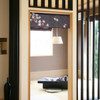 Noren Japanese door curtain 33.46x11.81 in polyesterRﾅ耕etsu-inspire Maple Leave