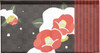 Noren Japanese door curtain 33.46x11.81in Snow camellia Japan