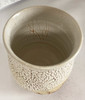 Hagi yaki pottery Yunomi Japanese tea cup Kairagi Muffle glaze Artist Kashun