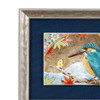 Kutani ware Japan Hideaki KatsumataKawasemi Kingfisher Ceramic wall art