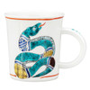 Kutani ware Japan Taishi Kiln Auspicious Zodiac Series Mug Tea cup Snake
