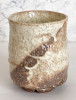 Hagi yaki pottery Yunomi Japanese tea cup Kobiki Artist Kashun Made in japan