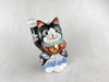 Maneki neko Kutani ware Japanese Lucky cat Shiro Fuji (White Mt. Fuji) Mori Art