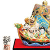 Kutani Ware Treasure Ship the Seven Lucky Gods Decorative Finish [Made in Japan]