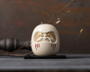 Daruma Darma Japanese Lucky cat Takaoka Metalcraft 2.75inch White Made in Japan